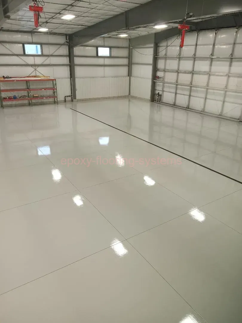 Airplane Hangar. Mansfield, MA. Color: Light Gray